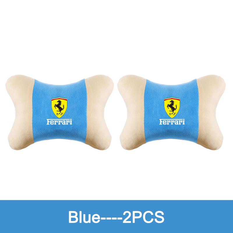 For Ferrari 488 F8 SF90 XX F430 Purosangue 296 Roma Spider High-End Suede Headrest Cushion Comfortable Neck Support Accessories ZX9