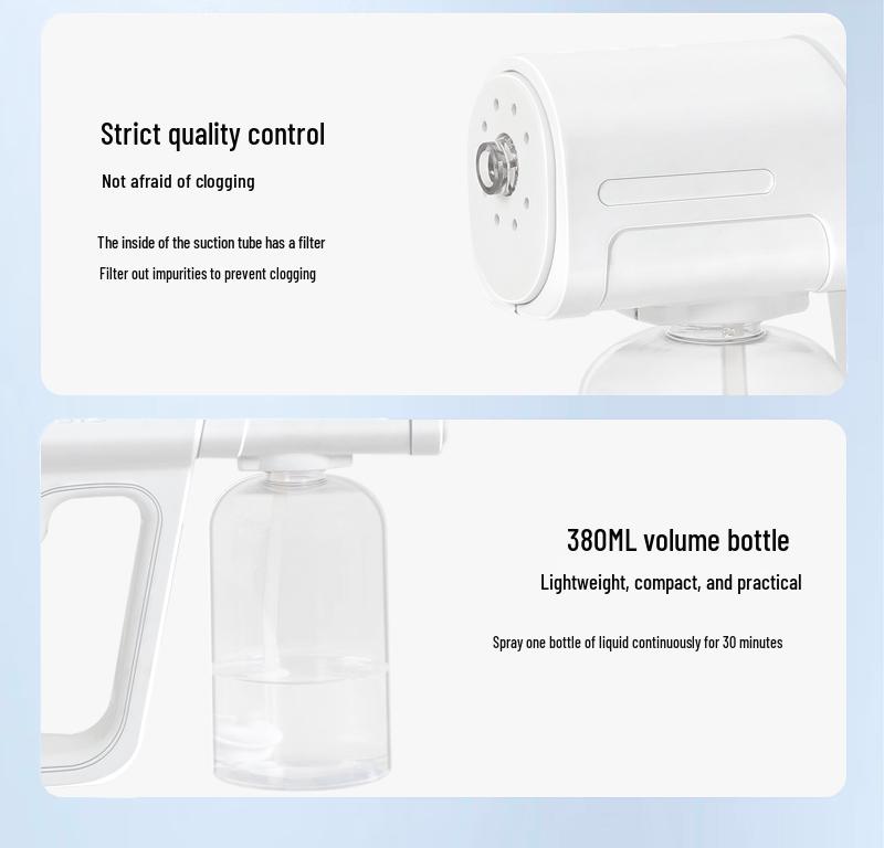 Electric Handheld Nano Blue Light Disinfection Sprayer