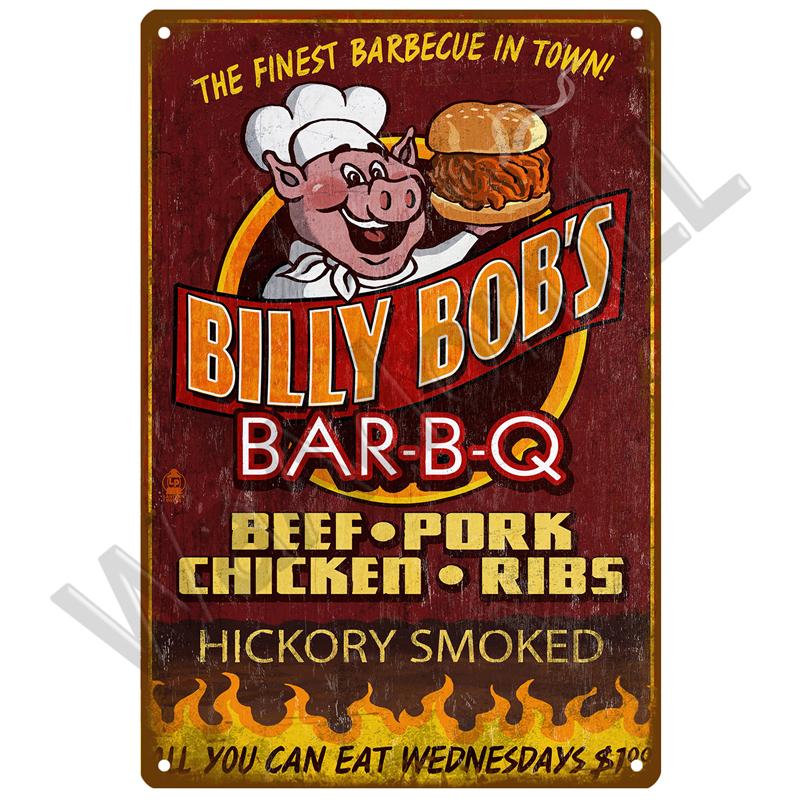 BBQ Zone Metal Sign Vintage Tin Sign Dad`s BBQ Yard Outdoor Party Decoration Plate Retro Barbecue Rules Slogan Decor Accessories