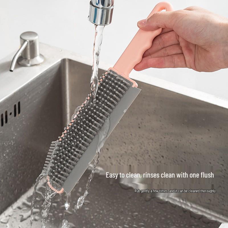 Multi-Functional Silicone Gap & Scraper Brush for Kitchen, Bathroom, and Windows