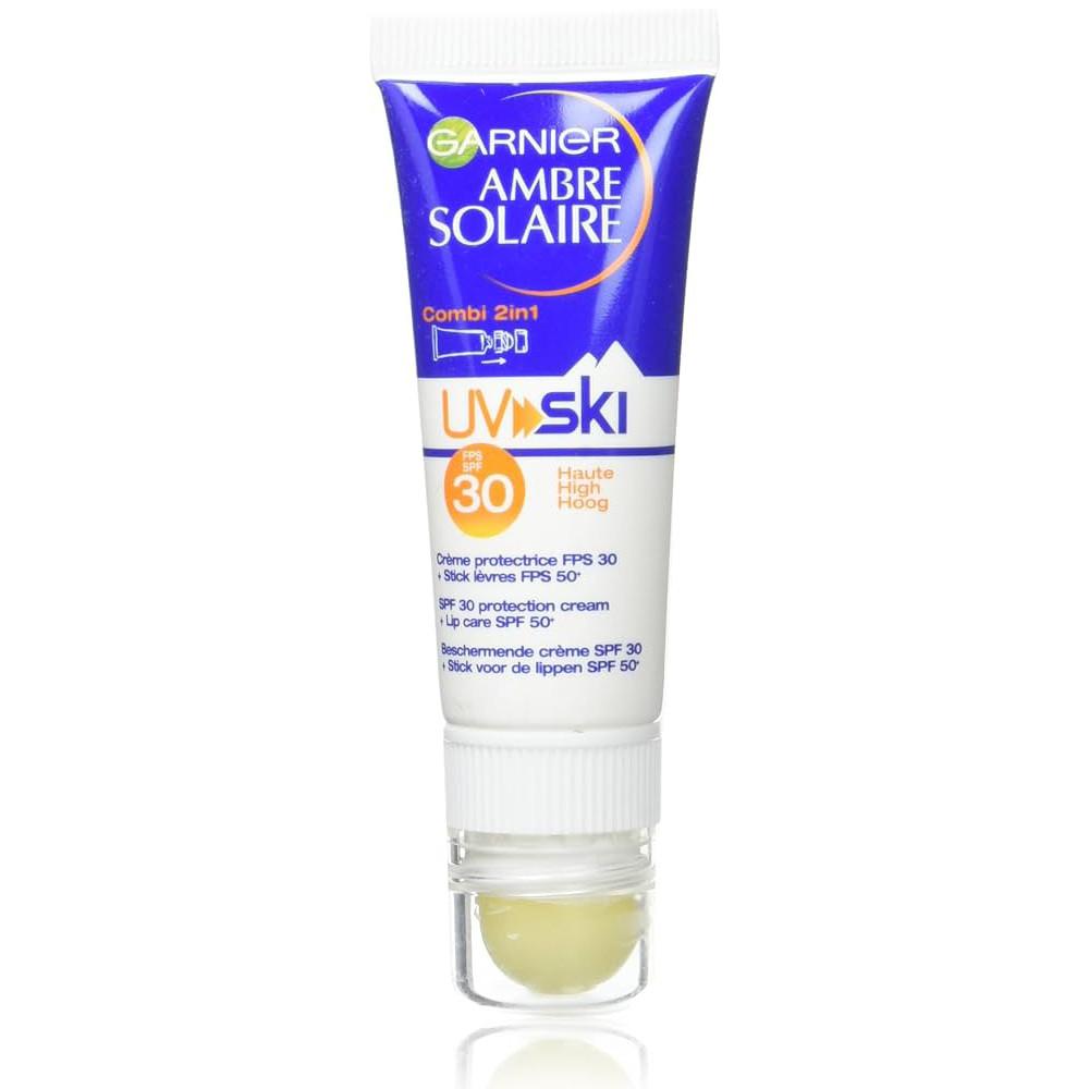 

Garnier - Комбинированная лыжная палка 2 в 1 с УФ-защитой + крем 30 SPF -