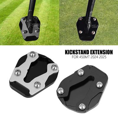 Foot Side Stand Enlarger Plate Pad Kickstand Extension Fit For CFMOTO 450MT CF 450 MT MT450 2024 2025 Motorcycle Accessories
