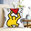Heart Pillow Case Printed Home Soft DIY Pillow Cover