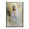 Poster Prayer of Mary In Golden Glow Poster Prayer of Mary In Golden Glow, 30X40 Cm, Unframed, Matte Paper 230 Gsm