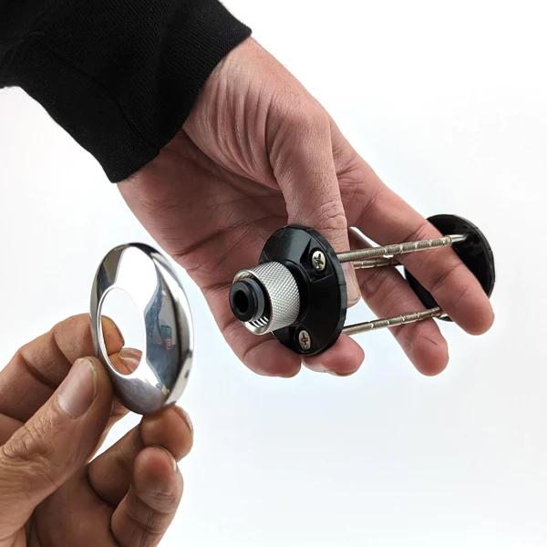 KegLand Nukatap Mini - Wall Mount Shank Kit (duotight 6.35mm 1/4") Homebrew Beer Tap Fitting