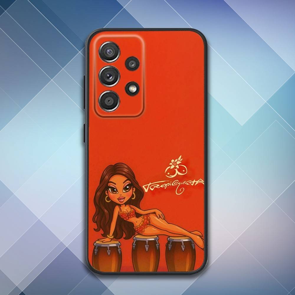 

K-Karol G T-Tropicoqueta Phone Case For Samsung S25,S24,S21,S22,S23,S30,Ultra,S20,Plus,Fe,Lite,Note,10,9,5G Black Cover Samsung S23plus5G