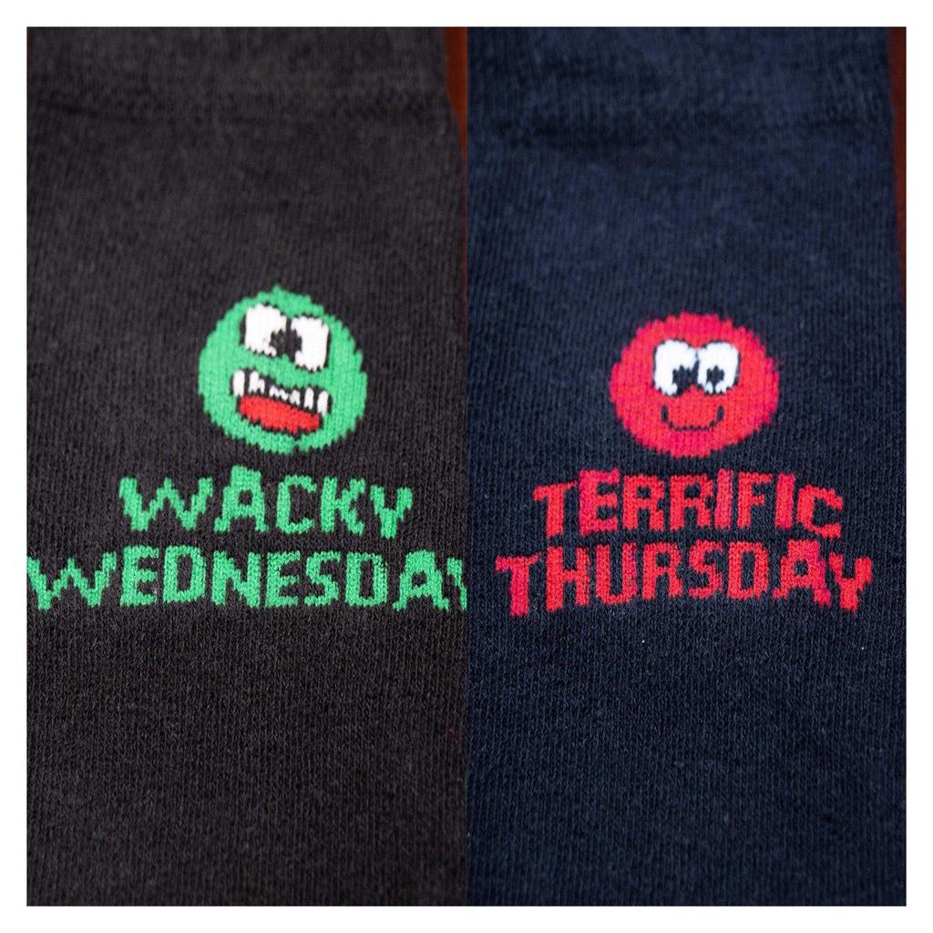 Soxy Childrens/Kids Mood Of The Week Novelty Socks (Pack of 7)