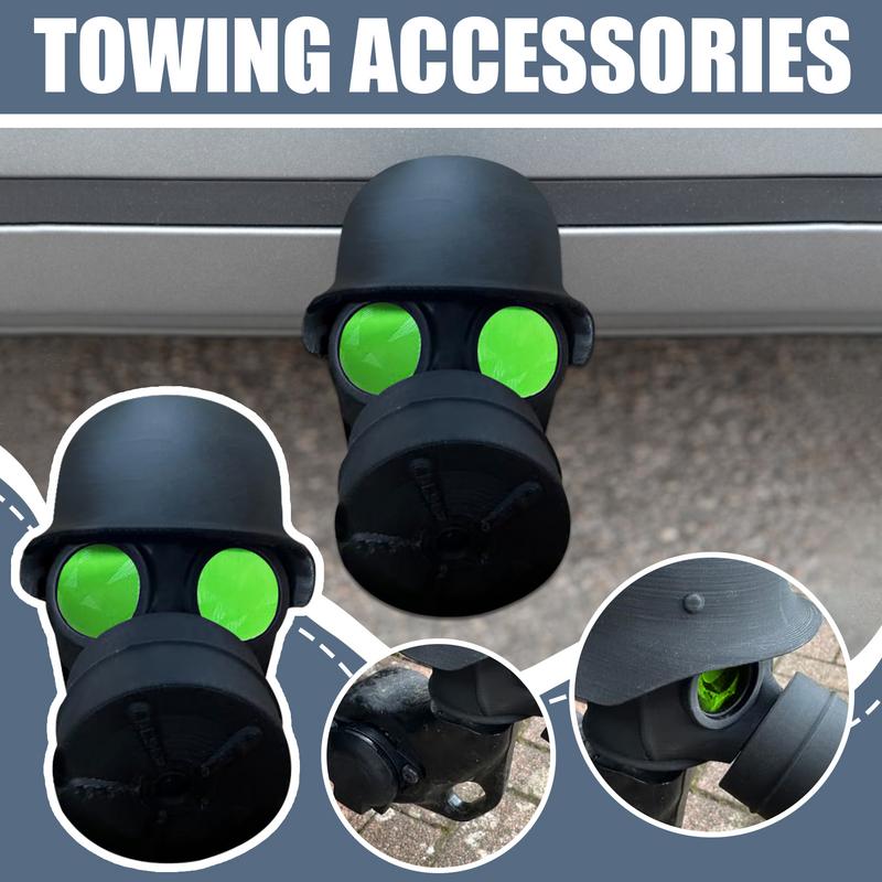 Towing Hitch Towball Protective Cover Trailer Hitch Receiver Cover Plug Anti-Rust Hook Dust Plug Protector For SUVs RVs
