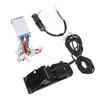 Electric Controller Kit Aluminum 350W Brushless Controller Ignition Key Switch with Foot Pedal for Replacement
