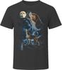 Harrier Dog Howling At the Moon T Shirt