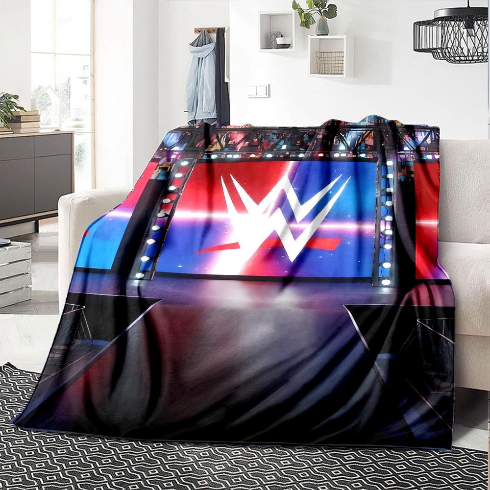 Wrestlemania Blanket Durable Comfort Perfect for Bed Office Chair Chair All-Season Use Modern Style Suitable for Gifting Relatives and Friends