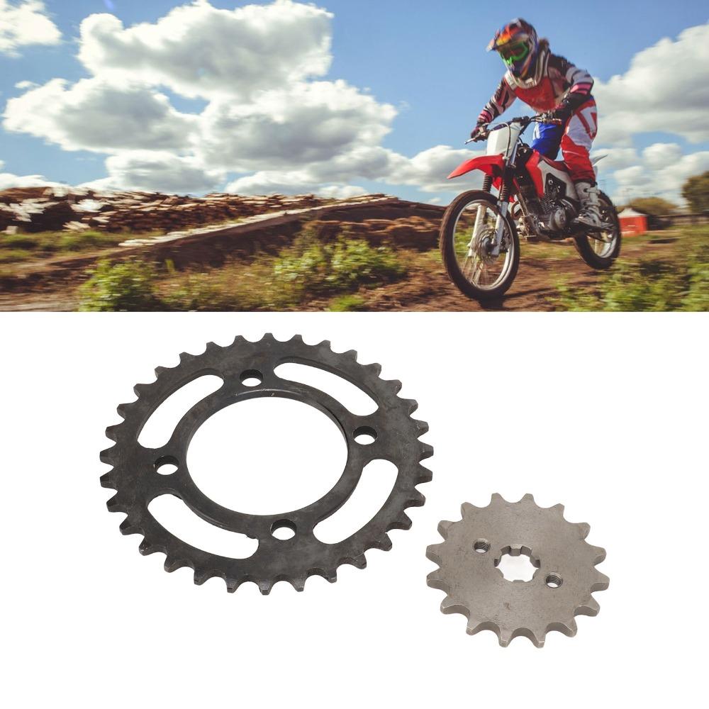 420 Pitch Drive Sprocket Kit 16T Front  32T Rear Motorcycle Sprocket Set  for Off Road Vehicles