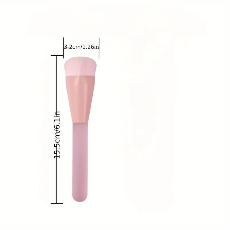 New 1PCS Traceless Foundation Brush Heart Shape Makeup Brush Professional Makeup Artist Beauty Tool