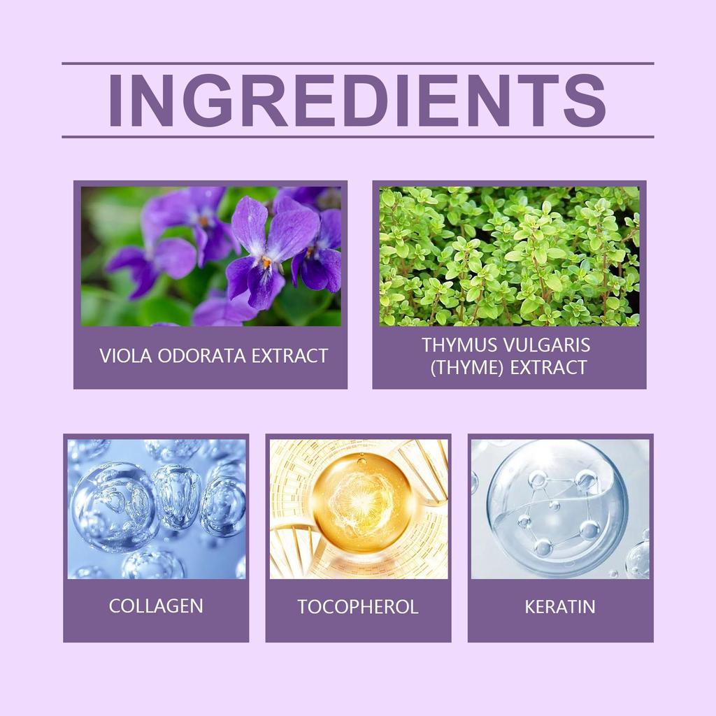 Color Fixing Hair Dye Shampoo To Cover Gray Hair Fade Yellow After Bleach Hair Shampoo Non-irritating Purple Color Hair Mask