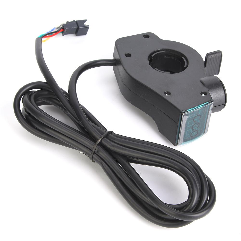 E Bike Thumb Throttle LCD Digital Battery Voltage Display Switch