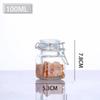 50/100Ml Glass Bottle Sealed Jar For Kitchen Food Pickle Fruit Canned Transparent Big Mouth Jam Bottle Storage Jar Household