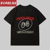 Short Sleeve T-Shirt Men's Trend Brand Personalized Fashion MOTO GUZZI Motorcycle Printed T-Shirt Men's Trend Ins Loose
