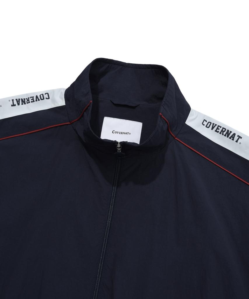 COVERNAT Retro Track Jacket Navy