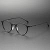 Vintage Titanium Eyeglasses Frame for Men Round Myopia Prescription Glasses Women Retro Optical Glasses Frame Eyewear Spectacles