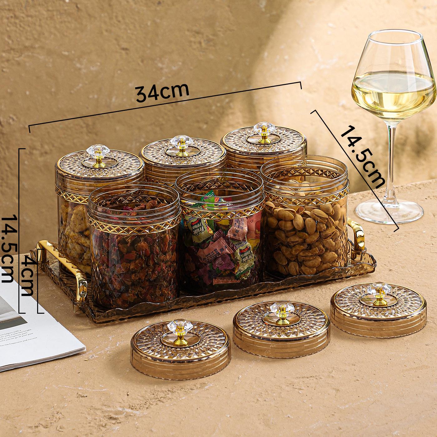 

Food-Grade Sealed Can for Snacks, Dried Fruits & Tea - Moisture-Proof Storage Box for Freshness Preservation