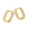 U Shape Geometric Hoop Earrings Women 925 Silver Hoops High Polishing Minimalist Fashion Earrings