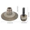 RC Front Rear Drive Shaft Axle with 38T and 13T Gear Set for Axial Wraith RR10/90018