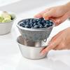 Reborn. J Stainless Steel New Mini Bowl Strainer Set 16cm / Fruit Vegetable Basket Strainer Mixing Bowl