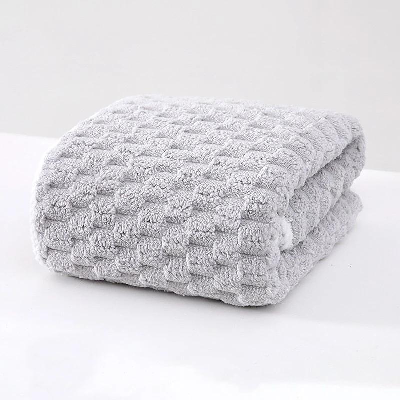 

1pc High Quality Large Size Bath Towel 90 x 180 cm Super Soft Bathroom Towel Gym Towel Sports Towel Beach Towel Absorbent 90x180cm серый