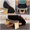 5° Foldable Kneeling Meditation Bench Free Standing Ergonomic Meditation Stool 180kg Max. Load Capacity