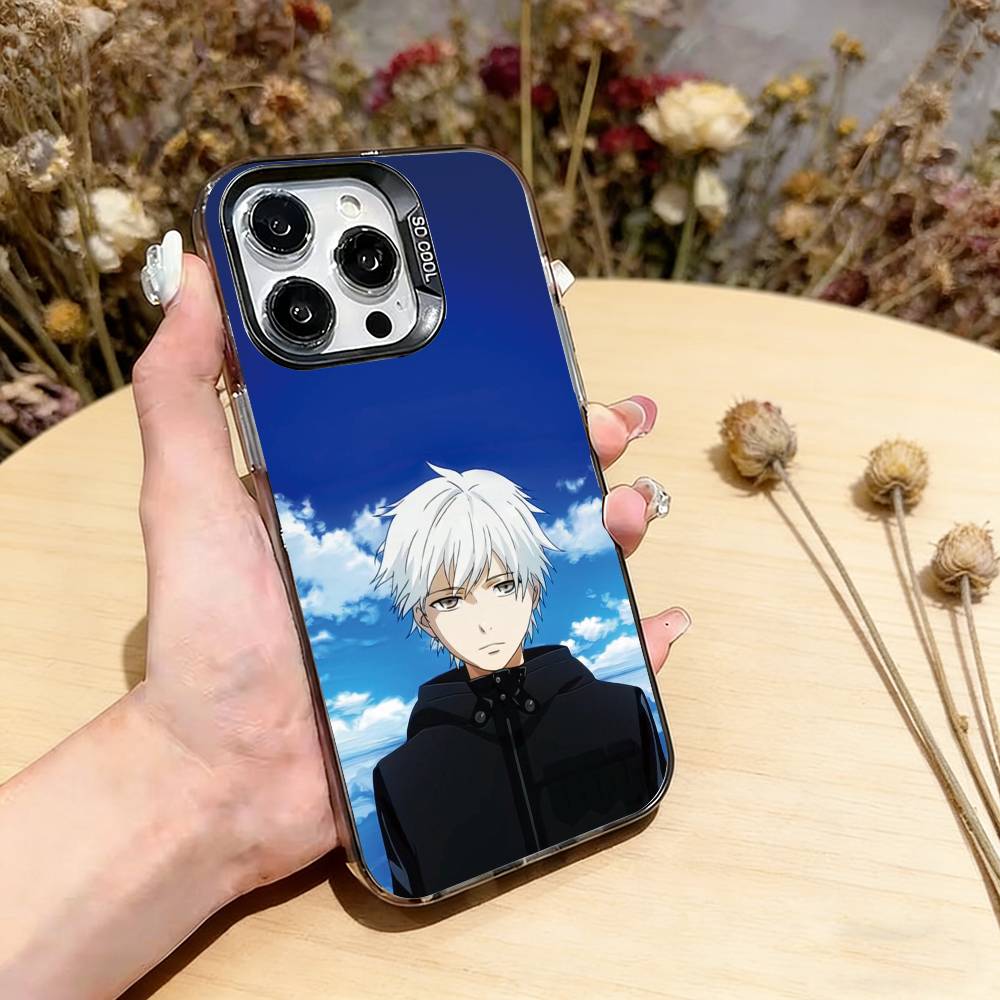 Tokyo Ghoul Ken Kaneki Phone Case For iPhone 17,16,15,14,13,12,11 Plus,Pro Max,XS,Colorful Silver Phone case Funda Cover