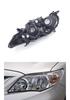 Compatible Front Headlight Assembly for 2010-2013 Toyota Corolla, Black and White Base