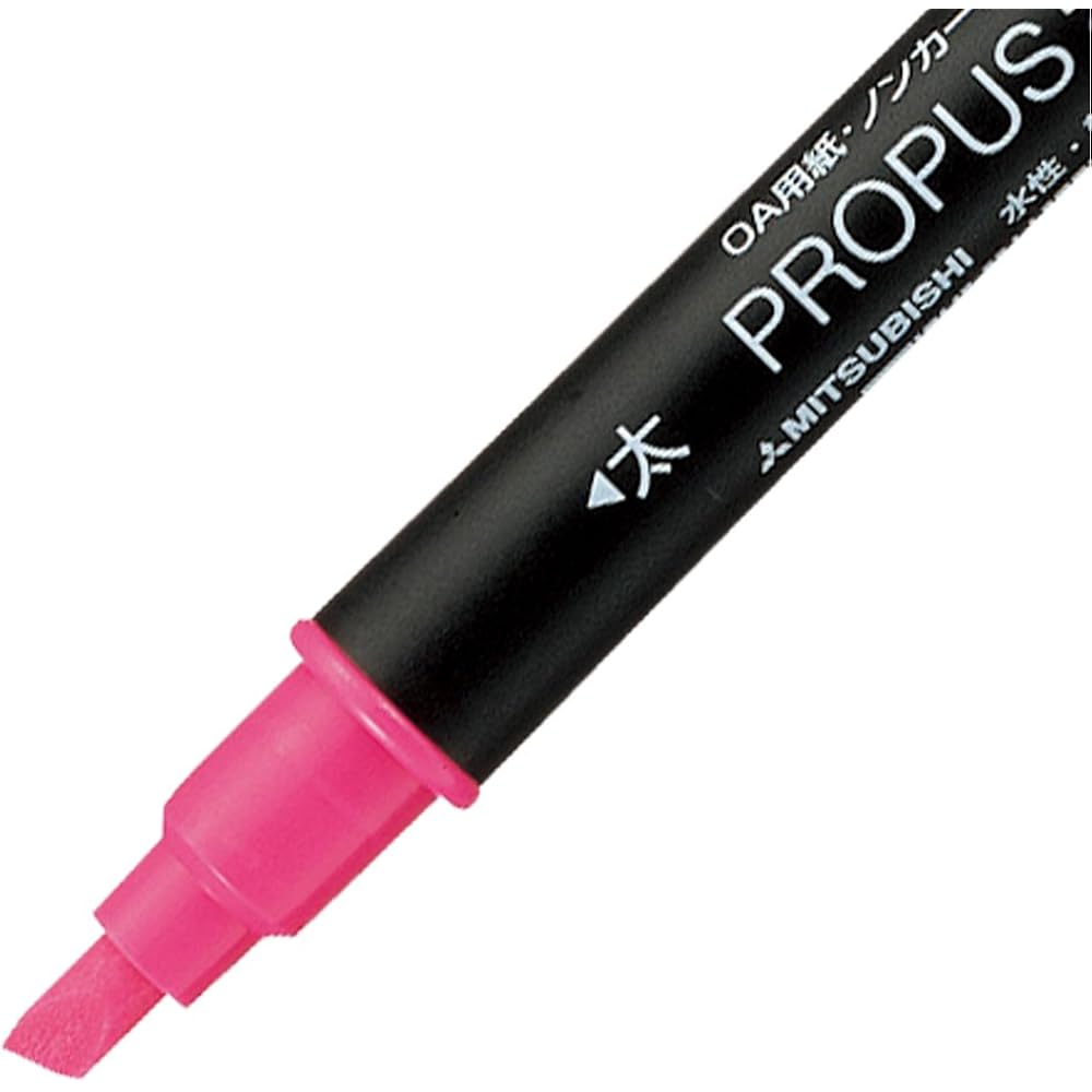 Mitsubishi Pencil Highlighter Propus 2 Bold and Fine, 5 Colors PUS101TN5C