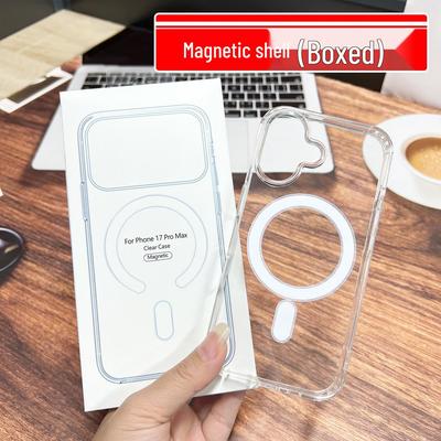 Custodia protettiva magnetica trasparente Magsafe per iPhone 16/17 XSMAX