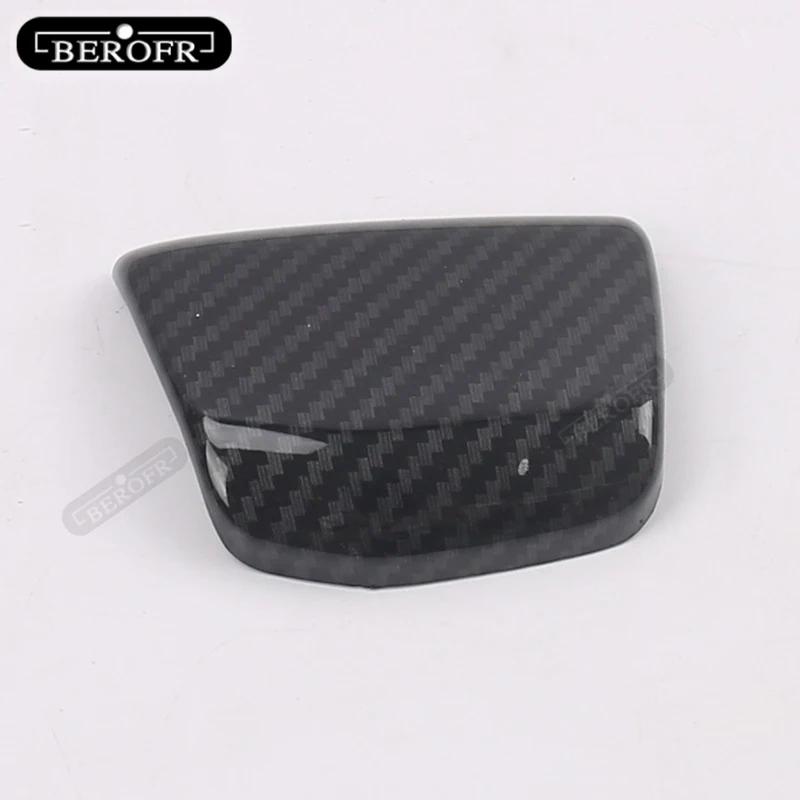 For CHANGAN CS85  Car Gear Shift Knob Head Cover Interior Sticker Styling Accessories Matte silver Carbon fibre