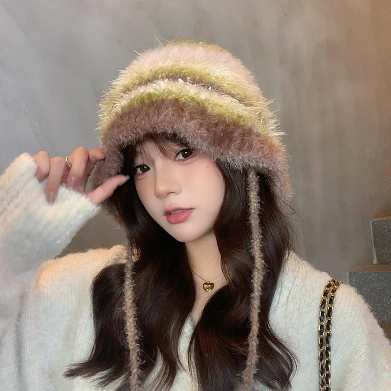 

Knit Beanie Hat For Women With Warmth And Breathability For Fall Winter Casual Wear коричневый