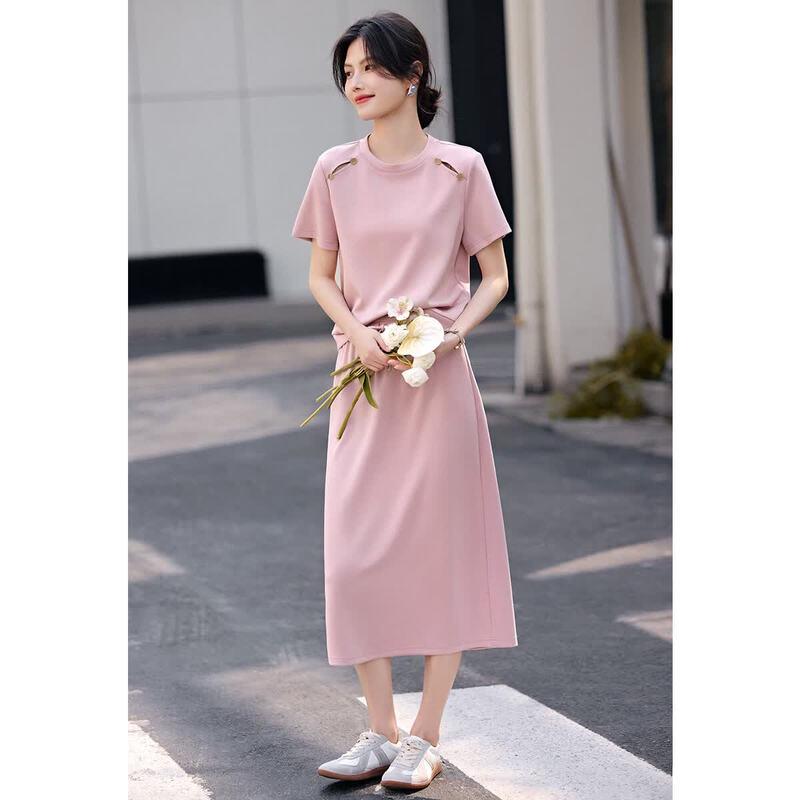 XWI Women s Casual Short Sleeve Top & Skirt Set S (up to 50kg)