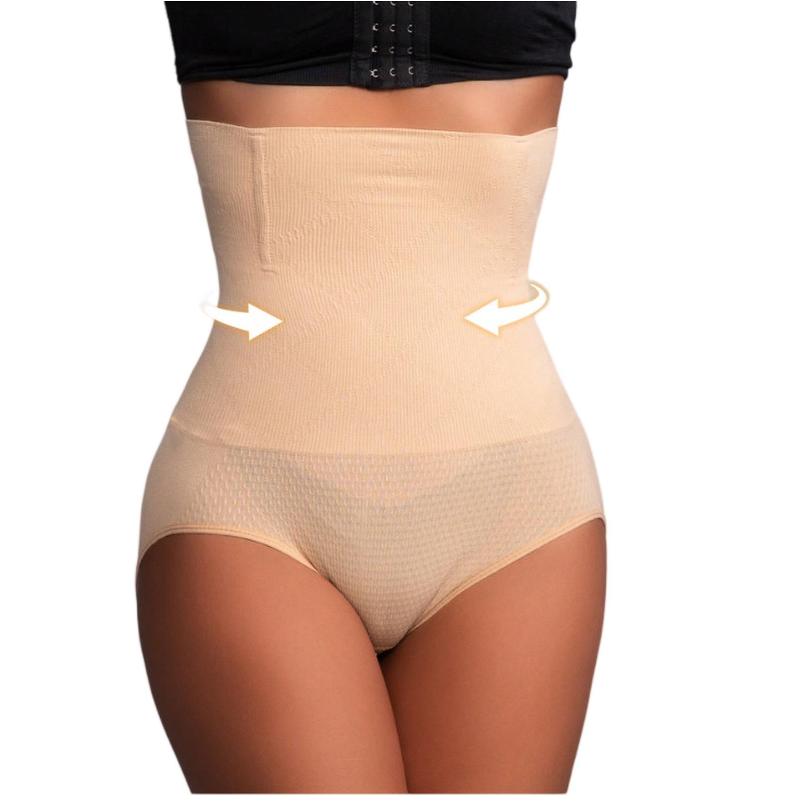 High Waist Shaping Underwear Seamless Control Panties Tummy Control Body Shaper Slimming Briefs for Women Waist Trainer M