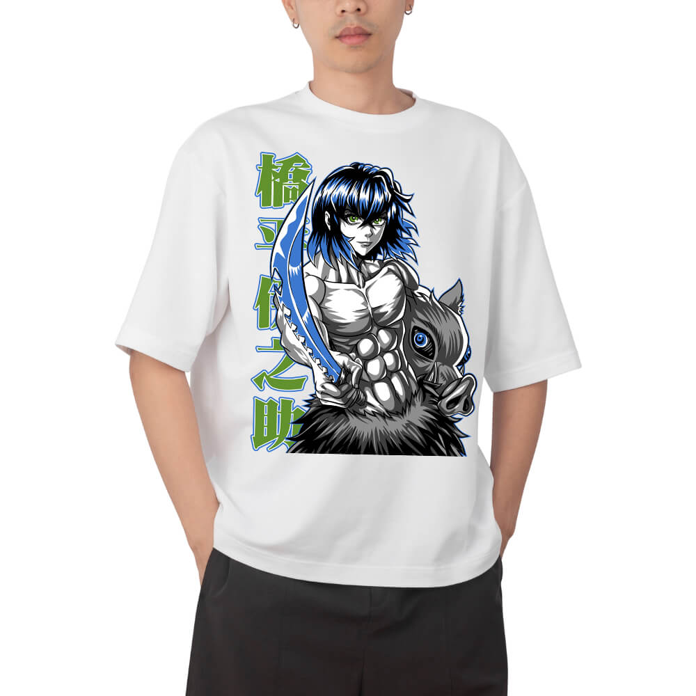 Demon Slayer Tanjiro Kamado Hinokami Kagura with Japanese Text Anime Print T Shirt Men 2026 Summer Casual Streetwear