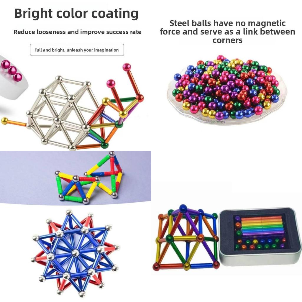 Magnetic Building Block Toys With Iron Box Spatial Perception Gifts Teenage