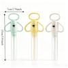 Distributeur de nourriture pour chaton détachable Anti-étouffement Dispositif d'alimentation pour chat Distributeur d'eau pour chaton Pour chaton chiot
