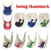 Stylish Hanging Hammock Chair For Outdoor Relaxation With Soft Pillows And Strong Ropes
