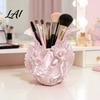 Stationery Organizer for Desk Makeup Brush Holder with Thickened Stable Base Fairies Decor Silk Holder Texture Storage Box Dressing Table Pens And