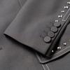 GUCCI FW22 Business Suit Coat Men's Gray 710897-ZAKGX-1101