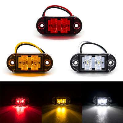 Waterproof 2LED Light Beads Truck Truck Side Light Truck Side Light Truck Signal Width Light IP67