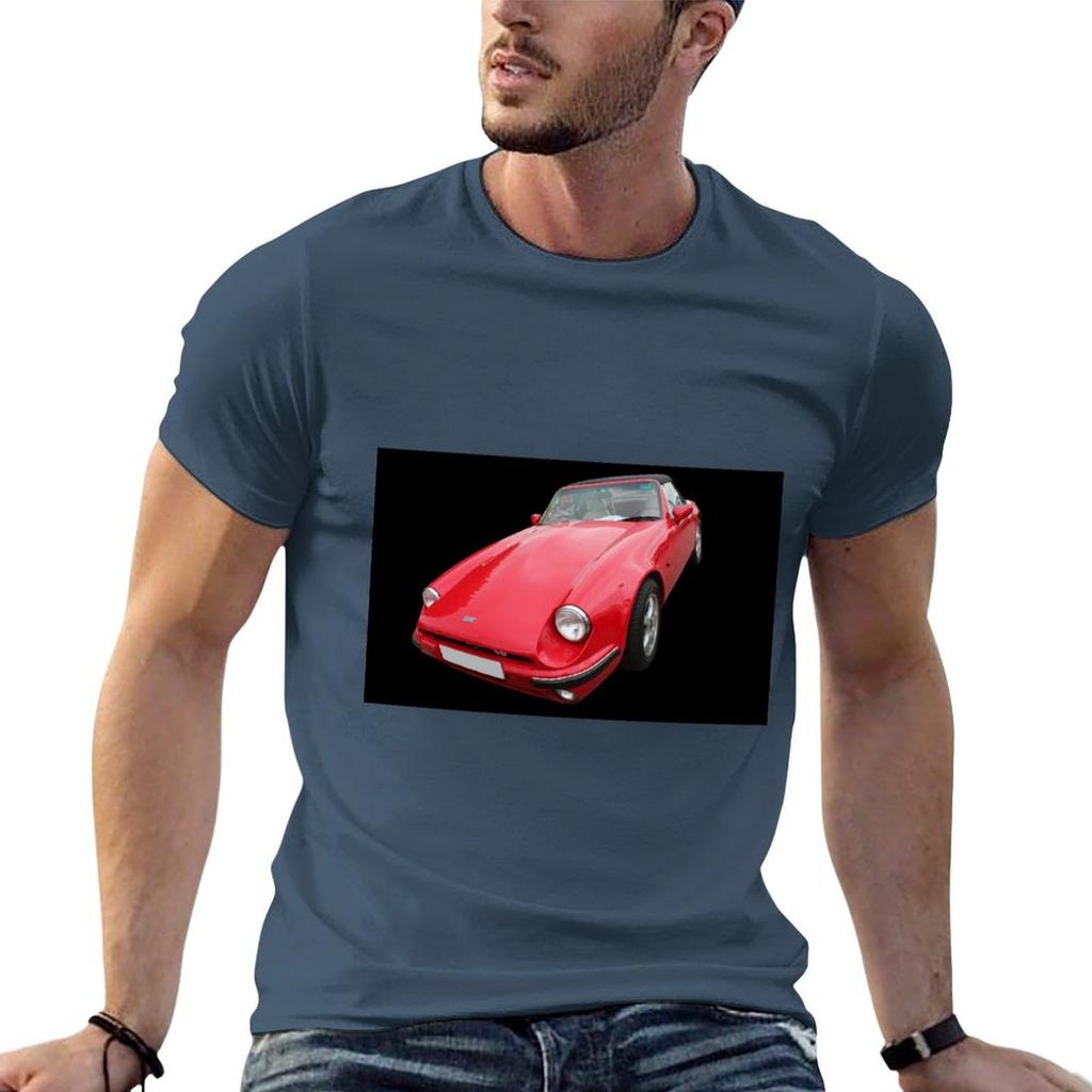 Classic TVR V TShirt Fashion Print Casual Short Sleeve