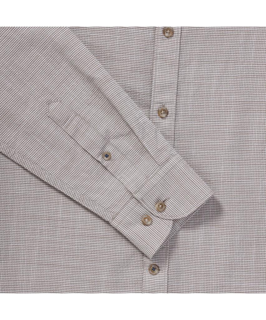 BRENTWOOD Bamboo Micro Gingham Casual Shirt Brsam25441Bex