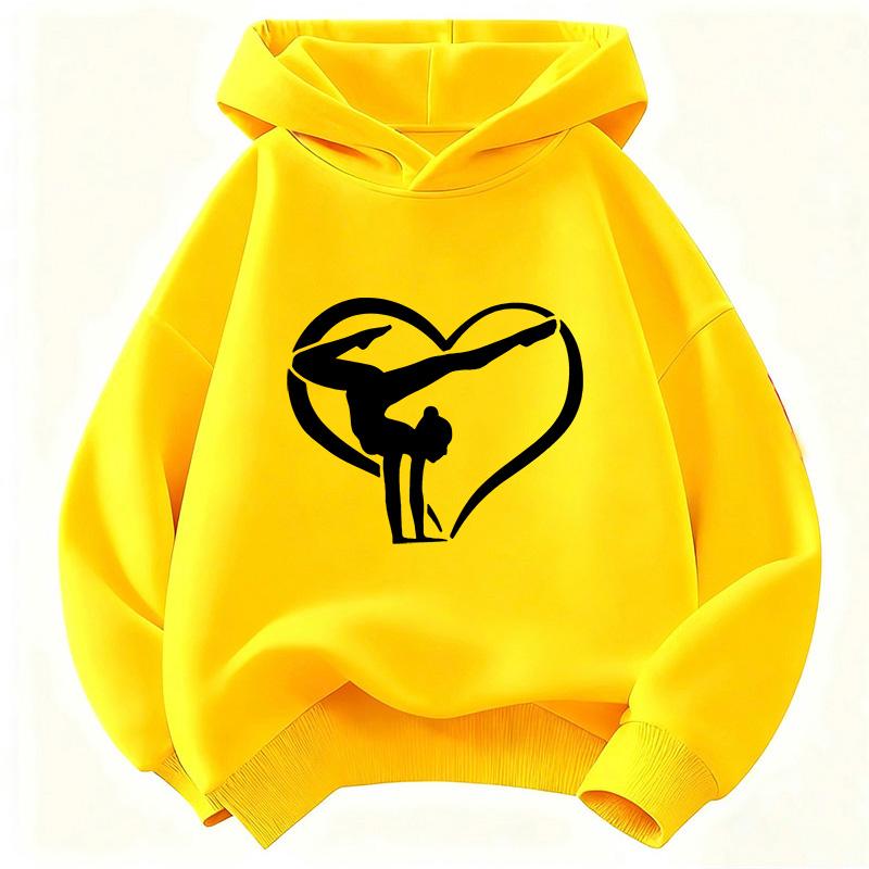 Dacing Girls Design Hoodie Kids Y2k Children's Sweatshirt Hoody for Boys Girls Casual Hoodies Hip Hop Clothes