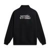 LI-NING AWDWC17-2 Unisex Sport Life Series Loose Fit Drop Shoulder Letter Print Stand Collar Long Sleeve Knit Pullover Sweatshirt