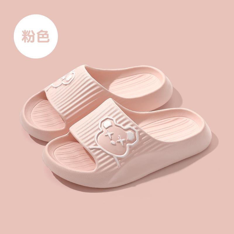 Children's slippers summer 2024 new popular indoor home non-slip bathroom thick bottom cartoon cool slippers