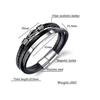Stainless Steel Leather Braided Bracelet